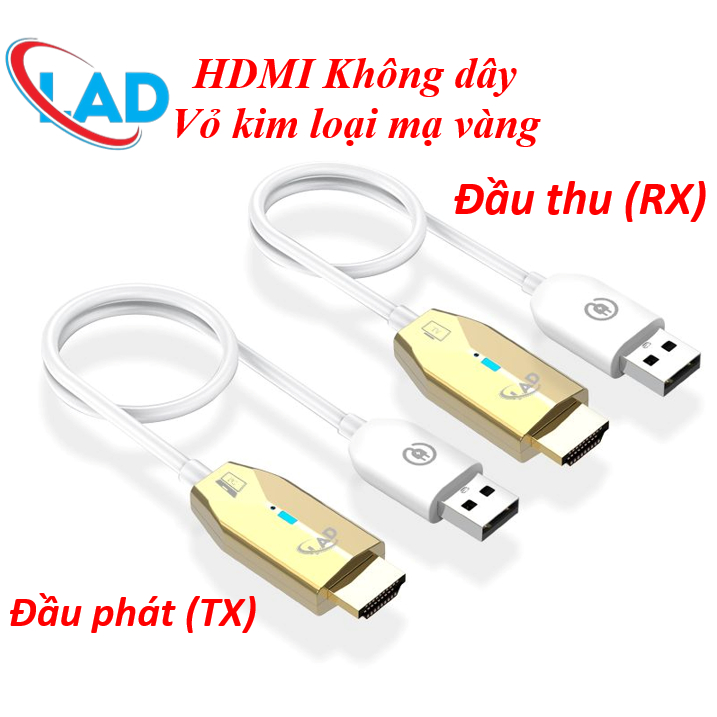 HDMI không dây chính hãng LAD video Full HD xa 30M cho đầu Karaoke Camera PC Laptop TV Máy Chiếu