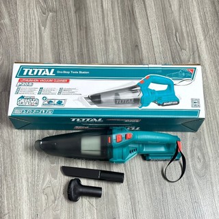 TOTAL Máy hút bụi 0.5L dùng pin 20V kèm pin sạc TVLI201261 / TVLI20126