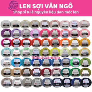 Len YarnArt JEANS Thổ Nhĩ Kì (cuộn 50gr) (full mã màu)
