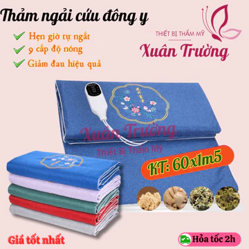 Thảm ngải cứu thảo dược | Đệm ngải cứu đông y giảm đau nhức | Thảm điện ngải cứu đông y