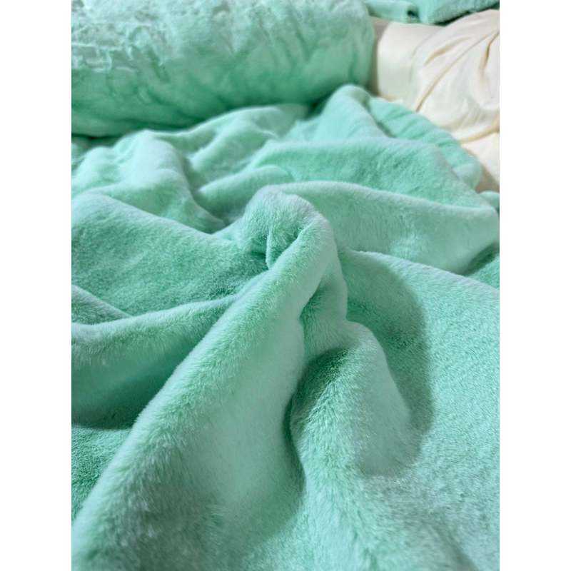 Vải lông thỏ mịn lót tủ điện thoại thoại - Vải lông may babythree lông mịn