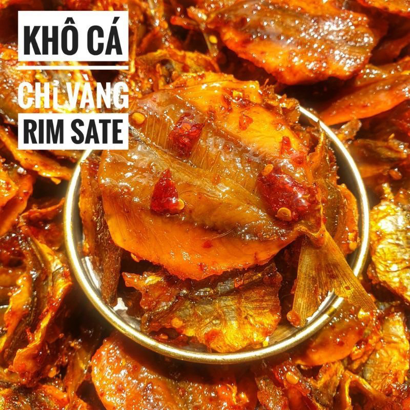 CÁ CHỈ VÀNG SỐT TỎI ỚT hộp 250G/300GR