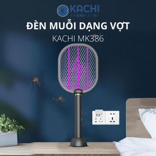 Đèn muỗi có chức năng vợt muỗi Kachi MK386 với đế sạc tích hợp