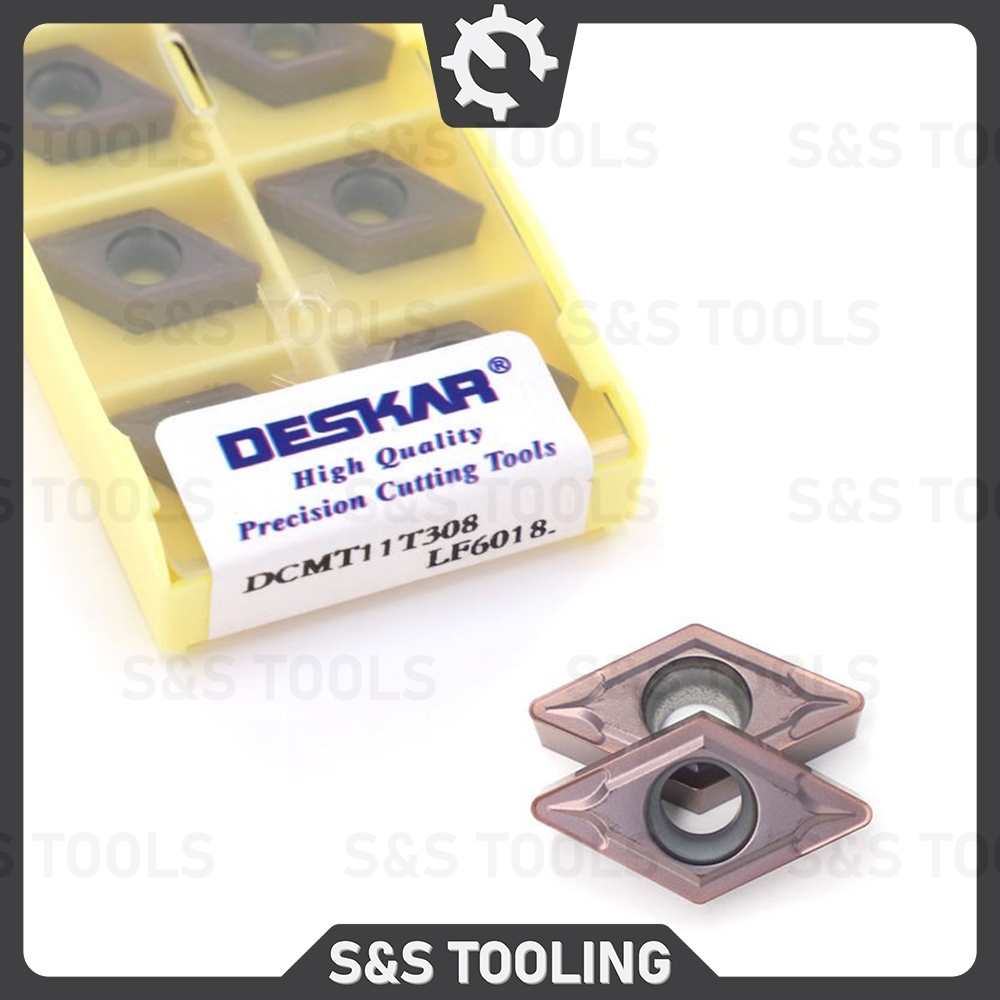 Chíp tiện D11 Deskar DCMT11T304 tiện inox thép ngọt
