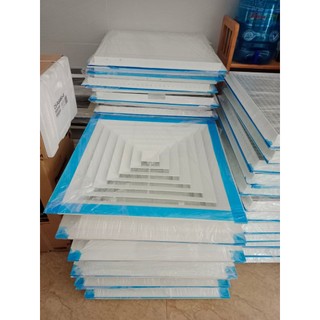 Miệng gió 600*600 mm  - Cửa gió 600- Miệng gió khuếch tán 4 hướng - Miệng gió - Lưới thông gió