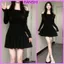 Đầm Body Dài Tay Trễ Vai RANSHI Thiết Kế Váy Xếp Ly Hack Dáng Style Hàn Quốc Chất Thun Cotton Mềm Mát
