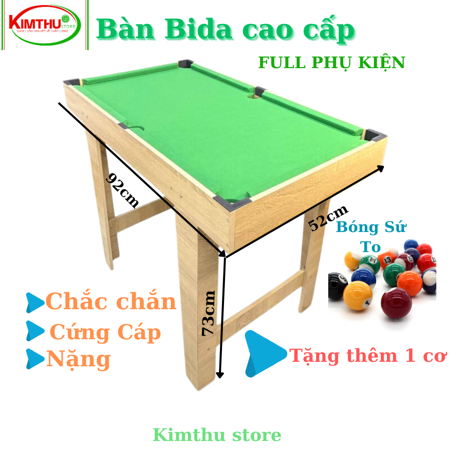 Bàn Bi A/ bida mini cỡ lớn Cao cấp full phụ kiện Bóng bằng Sứ đồ chơi ...