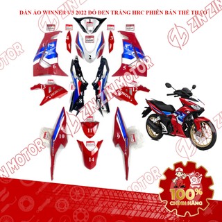 Dàn áo Winner X V3 2023 Đỏ Đen Trắng Chính Hãng