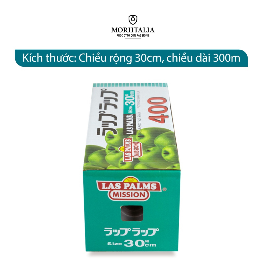 Ảnh Màng bọc thực phẩm PVC Las Palms, Kích thước 30cm x 300m, Ngăn ngừa vi khuẩn, Deo và bám dính hơn 2