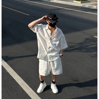 Quần Short Đũi Nam, Quần Đùi Nam ngắn cạp chun thoáng mát chất liệu đũi form chuẩn unisex hàn quốc  Love Studio [Q02]