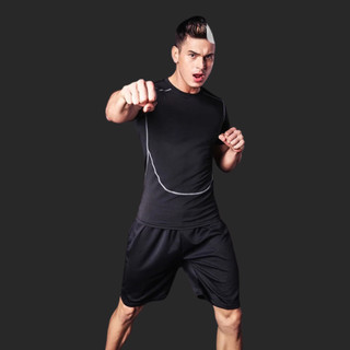 Áo Thể Thao Nam Cộc Tay Chuyên Tập Gym Chất Liệu Co Giãn Thấm Hút Mồ Hôi Ôm Body GEPO