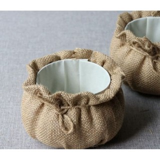 Vải bao bố thưa làm đồ chơi, trang trí decor quán 0,8x1m