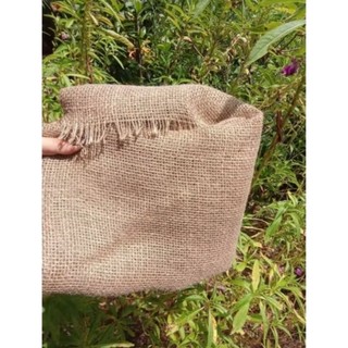 Vải bao bố thưa làm đồ chơi, trang trí decor quán 0,8x1m
