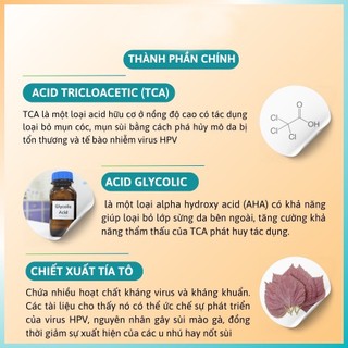 HUPAVIR TCA 80 - Loại bỏ Sùi Mào Gà, Gai Sinh duc, hạt ngọc dv sau 1 tuần sử dụng cho nam và nữ (CHE TÊN)