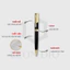 Bút Ký Cao Cấp Leon Dio Lapis Lazuli Black, ngòi 0.7mm, bút bi xoay, khắc tên theo yêu cầu