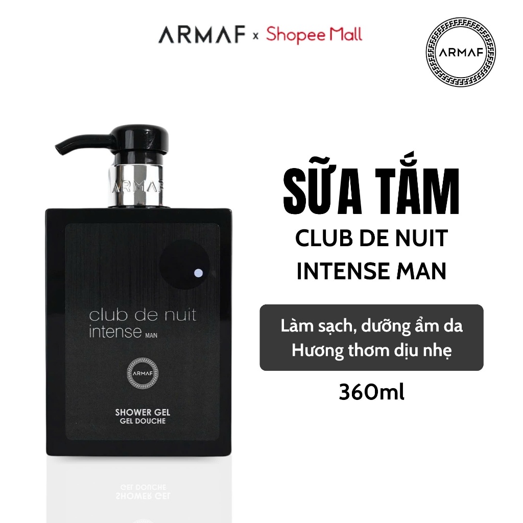 Sữa Tắm Hương Nước Hoa Nam Armaf Club De Nuit Woman - Intense Man Shower Gel 360ML | BigBuy360 - bigbuy360.vn