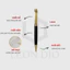 Bút Ký Cao Cấp Leon Dio Mentalen Black, ngòi 0.7mm, bút bi xoay, khắc tên theo yêu cầu