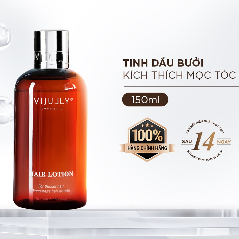 Xịt dưỡng tóc tinh dầu bưởi Vi Jully 150ml - Xịt mọc tóc tinh dầu bưởi Vi Jully  Chai 150Ml [ HÀNG CHÍNH HÃNG ]