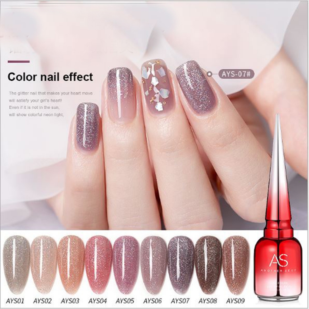 Sơn gel AS GIẢ BỘT MỚI AYS 9 chai đỏ nhọn 15ml siêu HOT