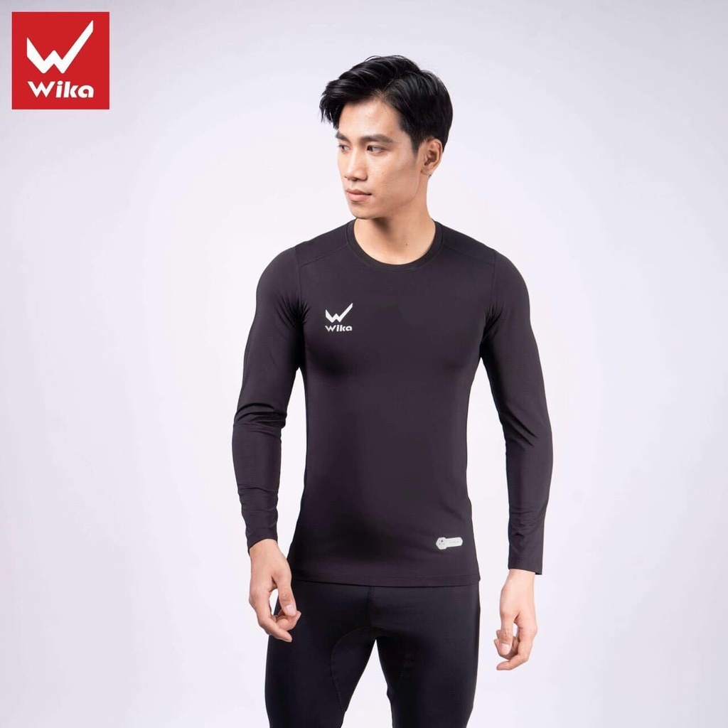 Áo thun body thể thao giữ nhiệt WIKA COMBAT co giãn, mềm mại thoải mái khi vận động