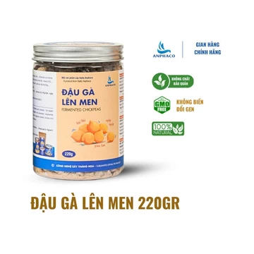 Natto đậu gà lên men nguyên hạt sấy thăng hoa Nhật Bản Anphaco hộp 220g