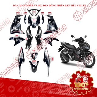 Dàn áo Winner X V3 2022 Đen Bóng Chính Hãng