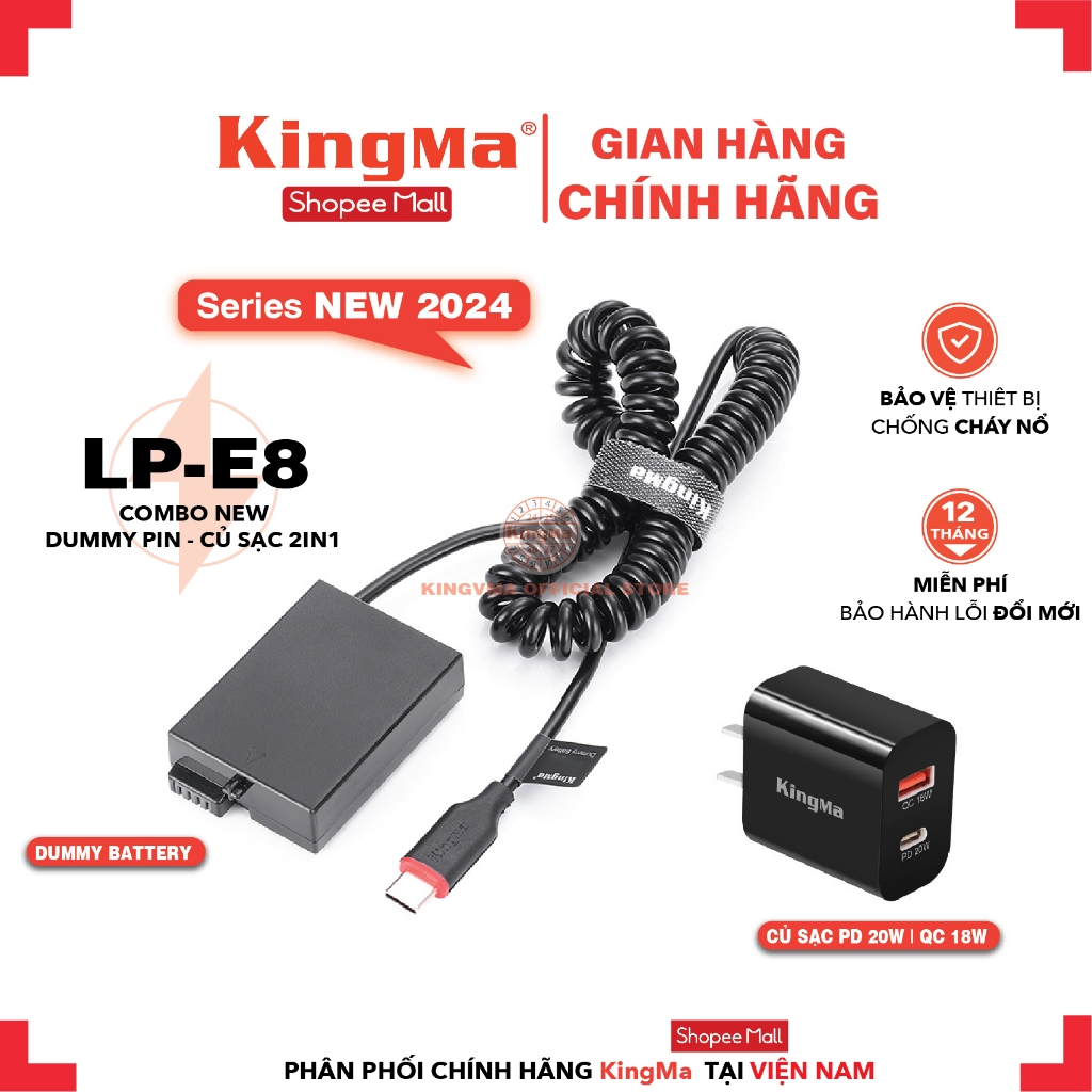Pin Ảo/Giả Pin/Dummy. Combo Pin LP-E8 và Củ Sạc Nhanh PD 20W Chính Hãng ...