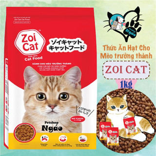 Zoi cat 1kg - Thức ăn hạt cho mèo trưởng thành __ Zoi cat ( ĐỎ ) Gói 1kg