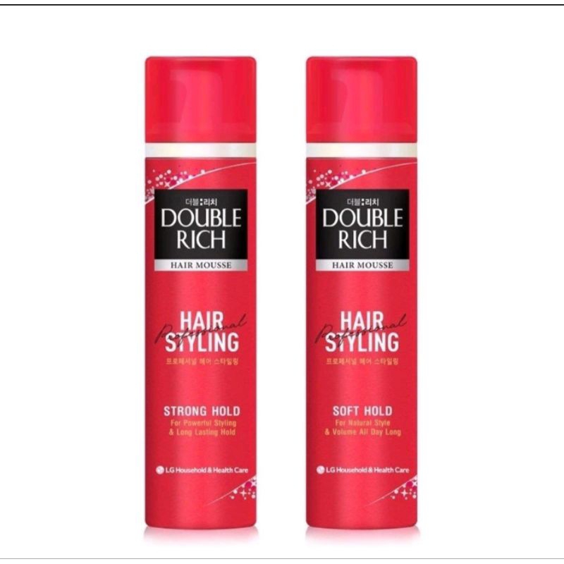 Mousse Tạo Kiểu Tóc Double Rich Hair Mousse 150ml