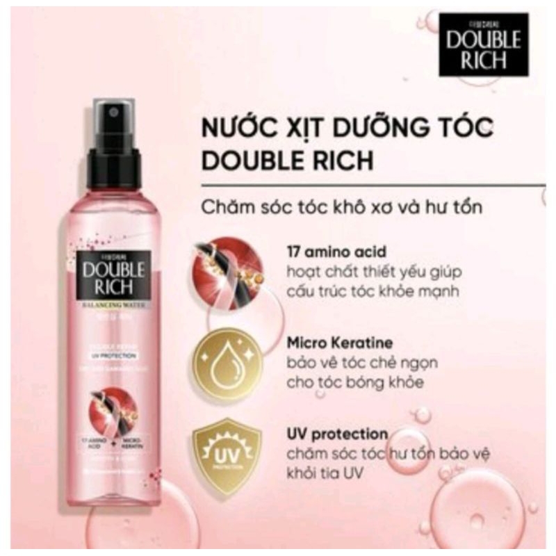 Nước Dưỡng Tóc Double Rich Chuyên Sâu Balancing Water Double Repair 120ml/250ml