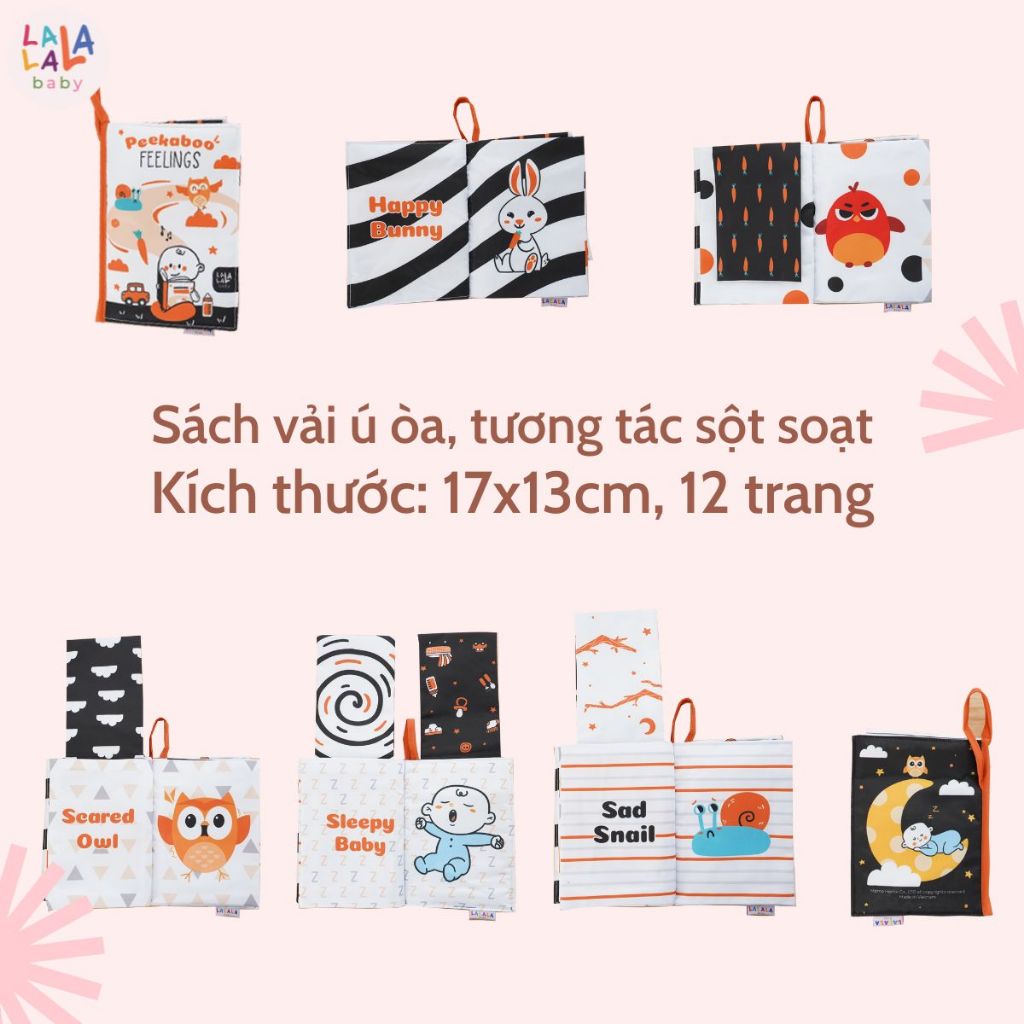 Bộ đồ chơi cho bé sơ sinh BABY BOX Lalala baby gôm 3 sản phẩm, phù hợp làm Quà tặng chẵn tháng
