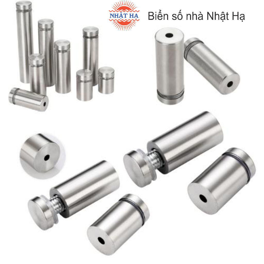 ỐC CHÂN KÍNH INOX GIÁ RẺ NHIỀU KÍCH CỠ (tặng kèm vít+nở) | Shopee Việt Nam