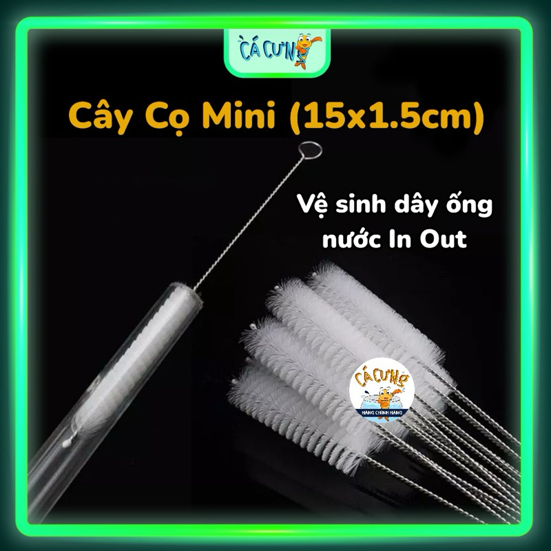 Cọ Vệ Sinh MINI 15cm | Cọ Vệ Sinh Ống In Out bằng inox cho Hồ Cá | Que ...