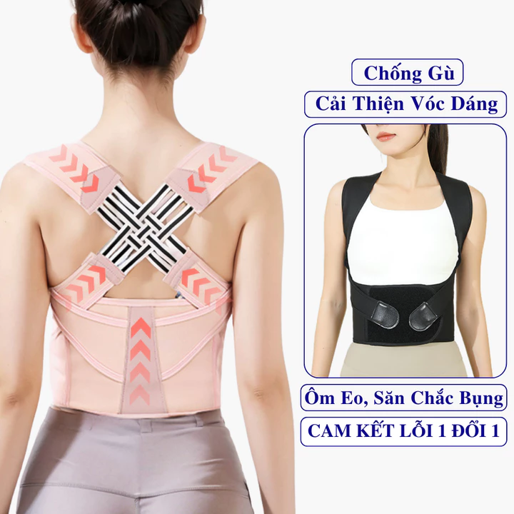 Đai Chống Gù Lưng Bảo Vệ Vòng 1 Nữ Cao cấp Andego Hỗ Trợ Tập Luyện Bảo Hành 1 Năm. Đai Lưng Chống Gù Cải Thiện Vóc Dáng