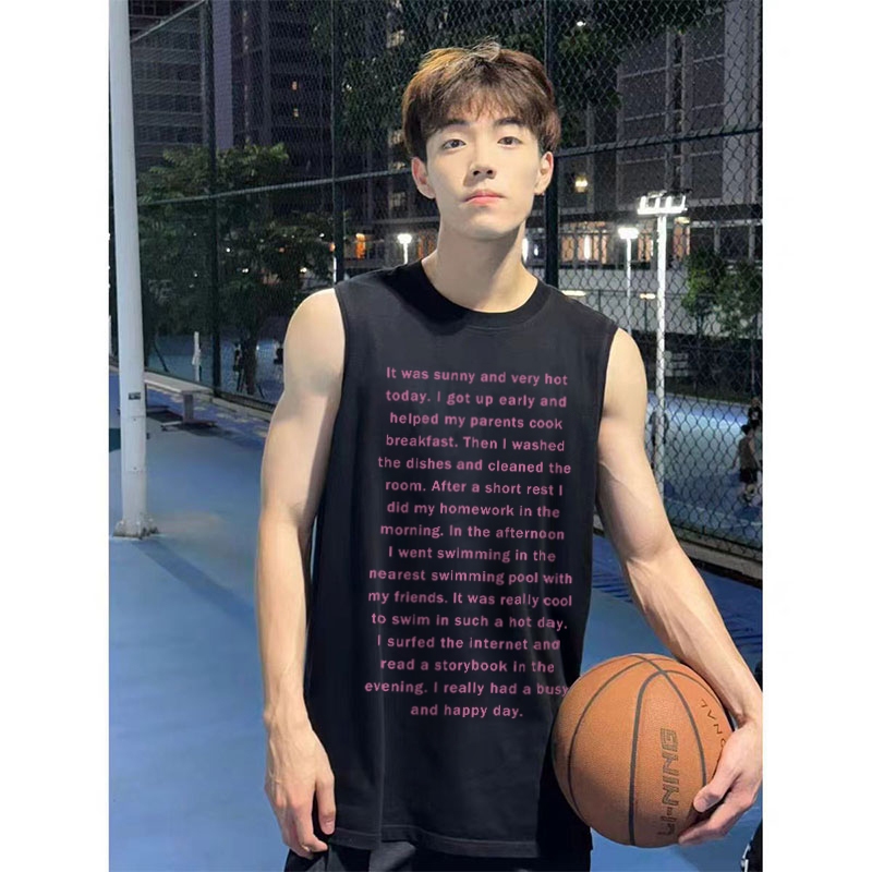 Áo Tank Top Nam Nữ RedLabel In Họa Tiết Chữ, Áo Ba Lỗ Sát Nách Nam Nữ Cotton Cá Tính TT34
