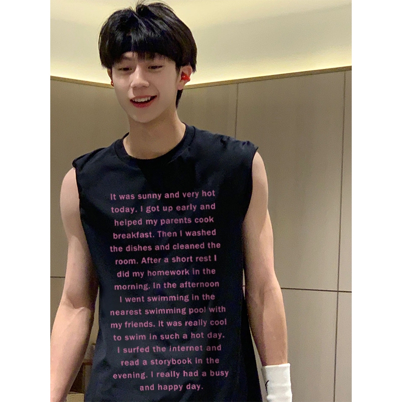 Áo Tank Top Nam Nữ RedLabel In Họa Tiết Chữ, Áo Ba Lỗ Sát Nách Nam Nữ Cotton Cá Tính TT34