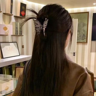 Kẹp Càng Cua, Kẹp Tóc Hình Bướm Bằng Kim Loại Phong Cách Dành Cho Nữ