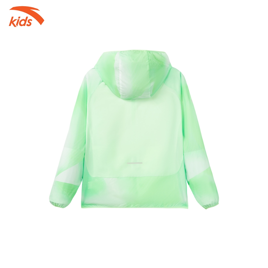 Áo khoác gió chạy bộ bé trai Anta Kids Running 3524B5602