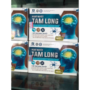 Hoạt Huyết Tam Long ( mẫu mới ) Hoạt Huyết dưỡng não , ngủ ngon( chính hãng)