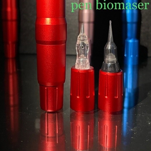Máy Pen Biomaser 2 Đầu Phun Xăm Mày, Môi, Mí Hairstroke