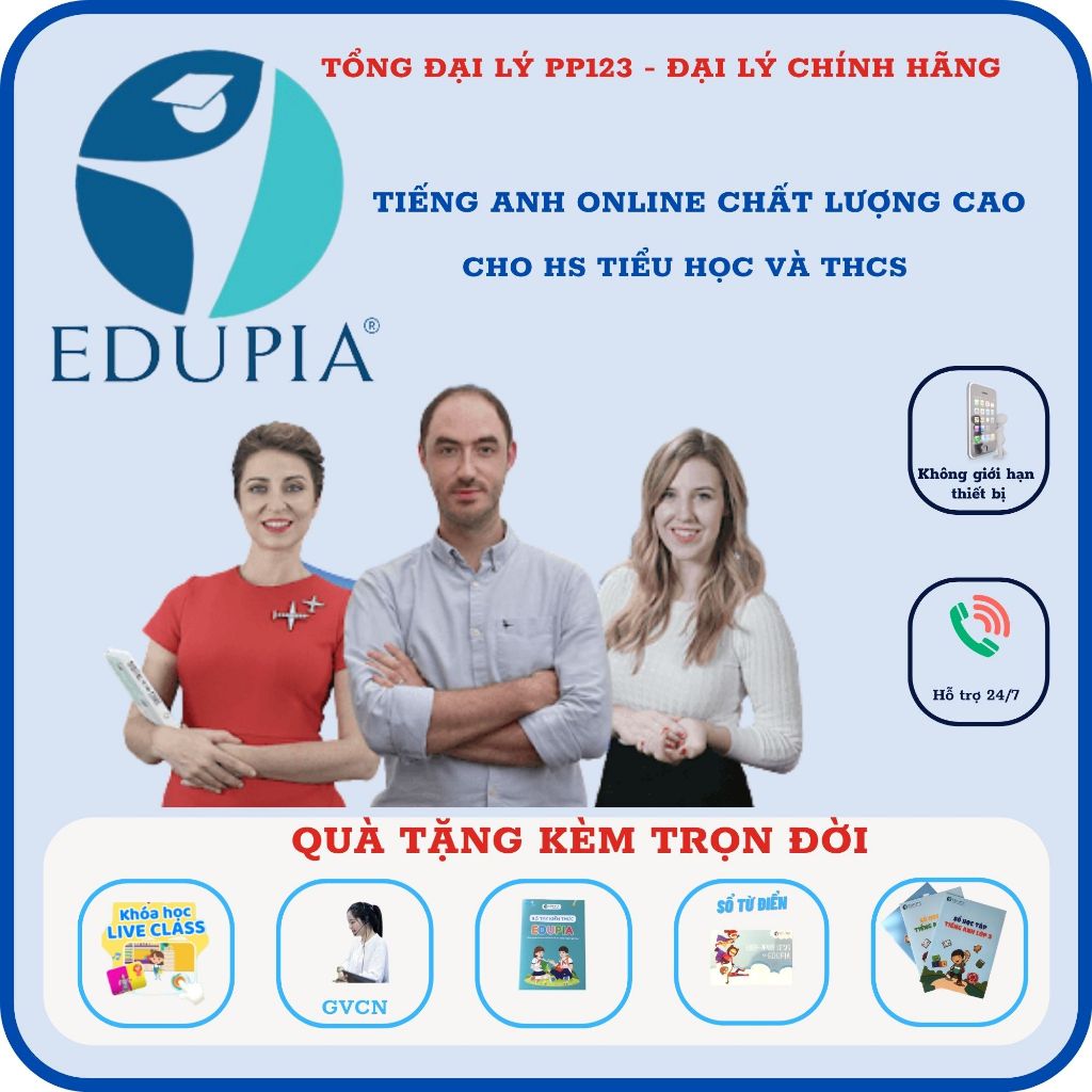 EDUPIA (Tiểu học và THCS ) Trọn đời | Shopee Việt Nam