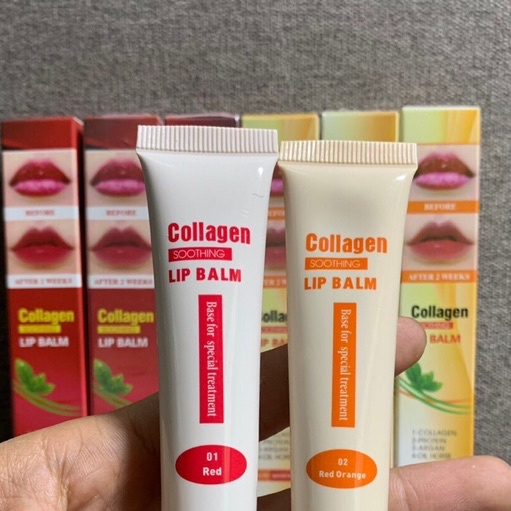 Son dưỡng môi Collagen Lip Balm kích màu sau xăm 15g