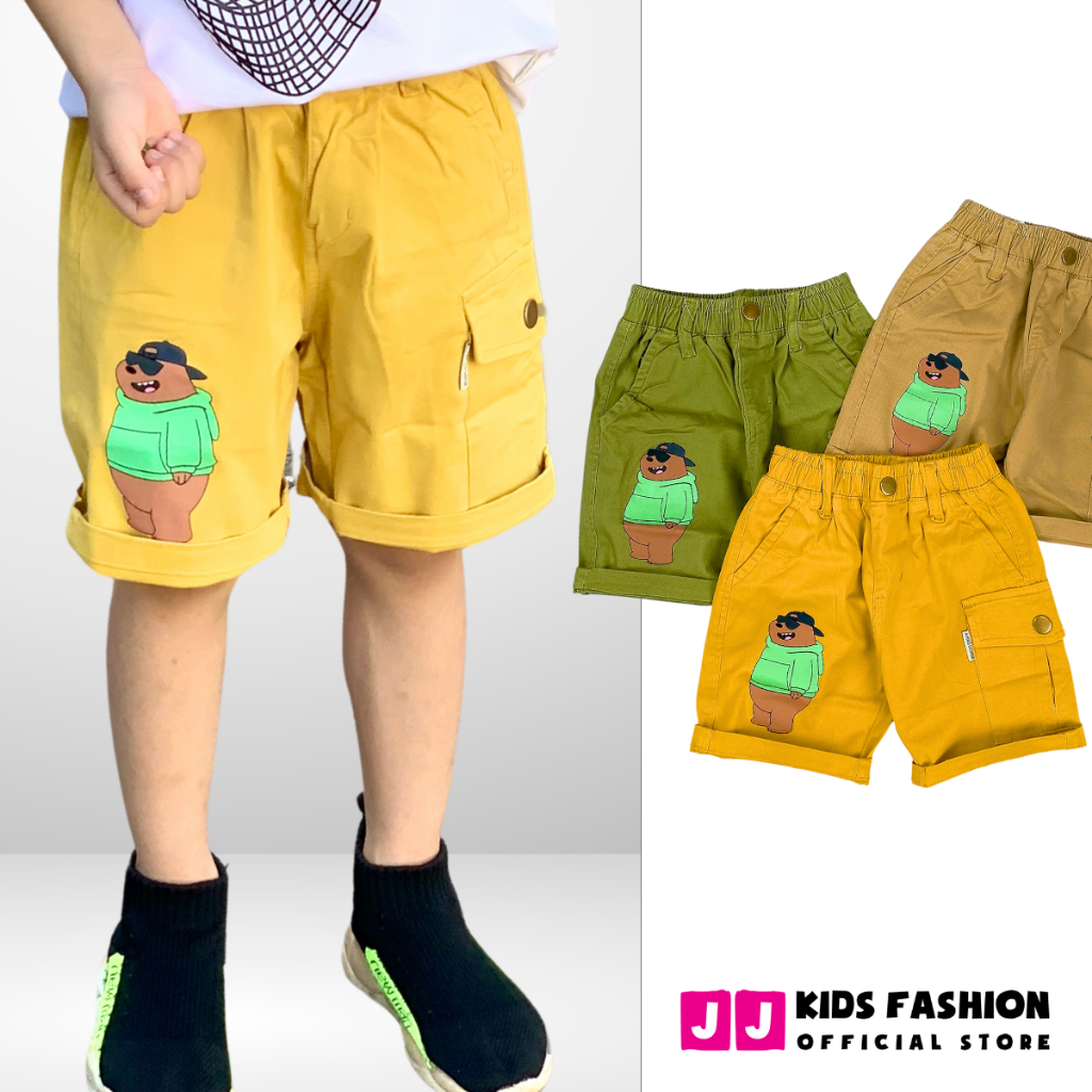 Quần short cho bé hàn quốc thời trang, năng động, thoải mái full size - JJ Kids