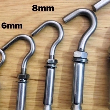 Nở Móc INOX 201 ( Bulong Nở Móc - Tắc Kê Nở Móc ) - Vật Tư Cáp Thép ...