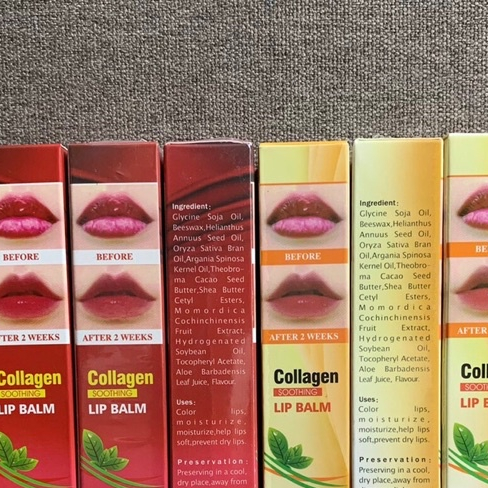 Son dưỡng môi Collagen Lip Balm kích màu sau xăm 15g