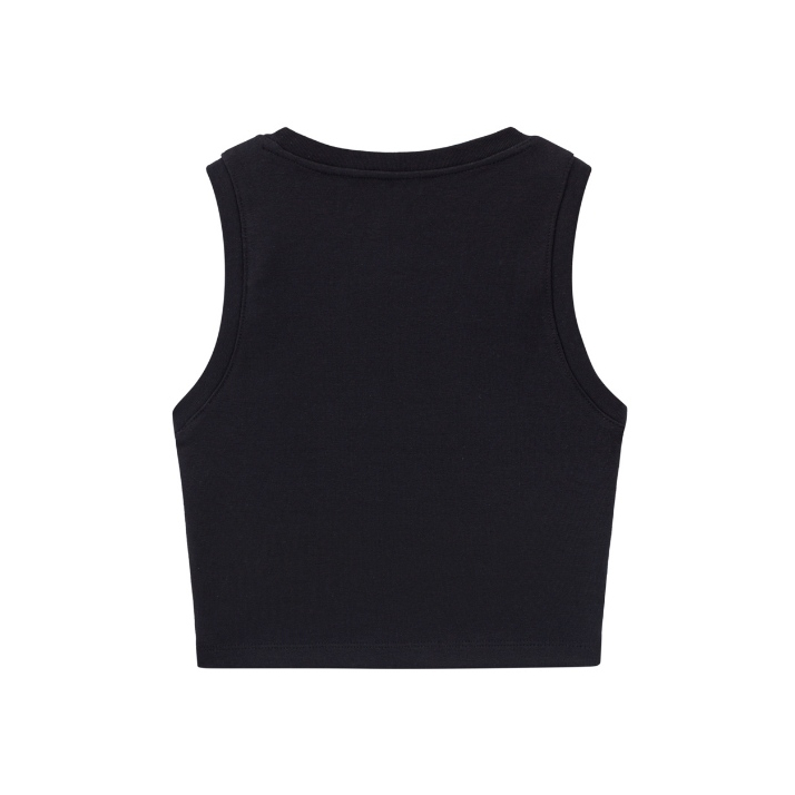 Ảnh Áo Ba Lỗ Nữ BOO Dáng Ôm Chất Cotton Trơn Essentials 1
