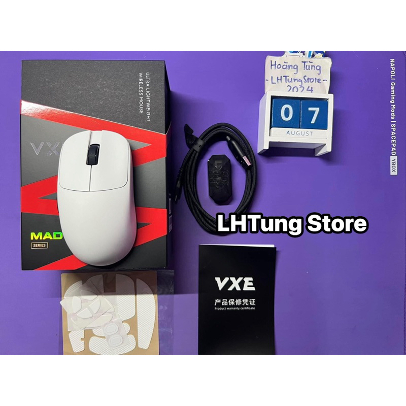 [SẴN GIAO NGAY] Chuột không dây VXE MAD R | MAJOR | PAW3950 | 8K ...