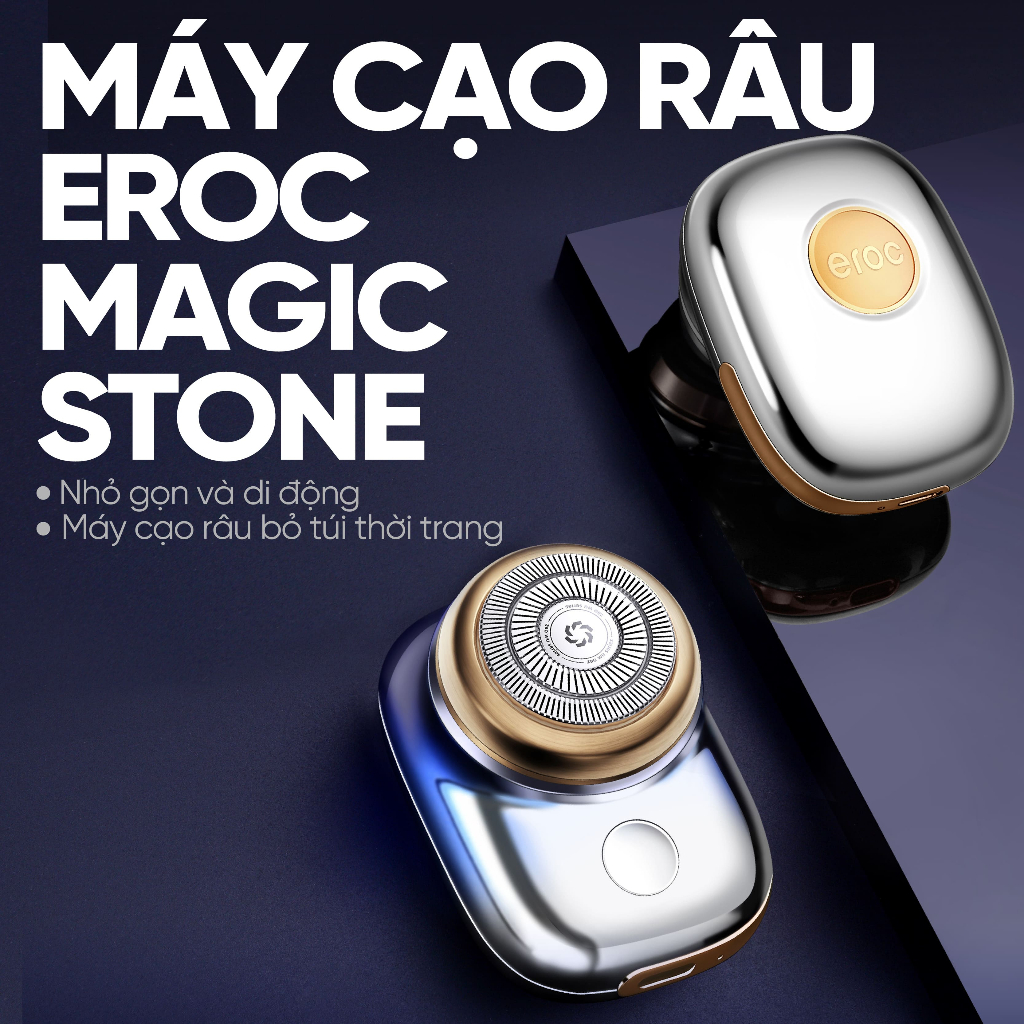 Máy cạo râu mini EROC MAGIC STONE KKYS011 - Chuyên Gia Cạo Râu Mini