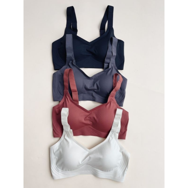 (BomoHouse) Áo ngực su đệm dày push up ko gọng Relaxism* bigsize - dư xịn