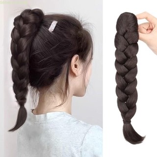 Ngoạm Tết Bản To Dài 35cm, Tóc Giả Bện Đuôi Ngựa Phong Cách Trung Hoa HaminStore